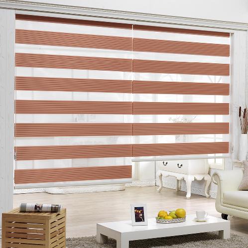 Combi Blind Wrinkle model (N-Twowin Triple) with various colors for light control and ventilation