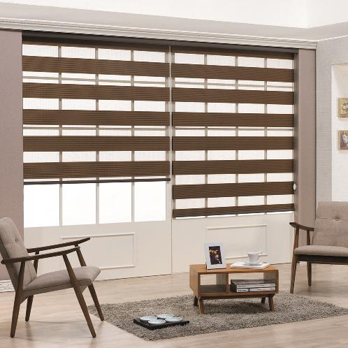 Combi Blind (Super Benita) sandy, pastel, monaco, maroon, olive with various purposes